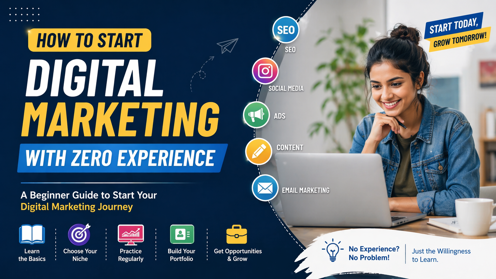 How to Start Digital Marketing with Zero Experience